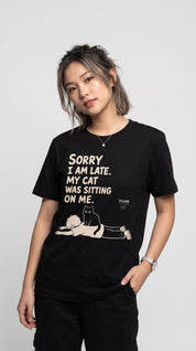 I'm Late Cat T-Shirt