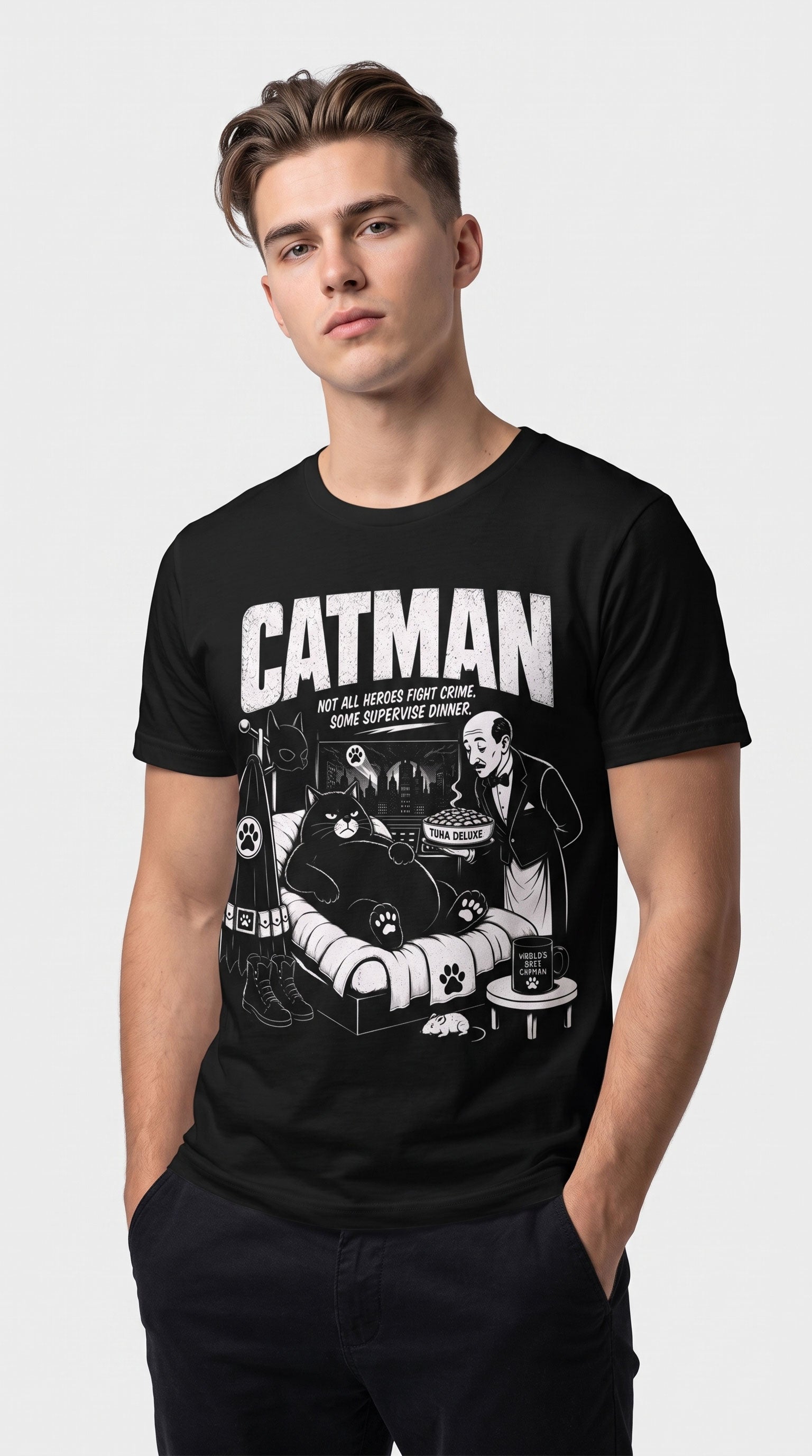Catman Rest Cat T-Shirt