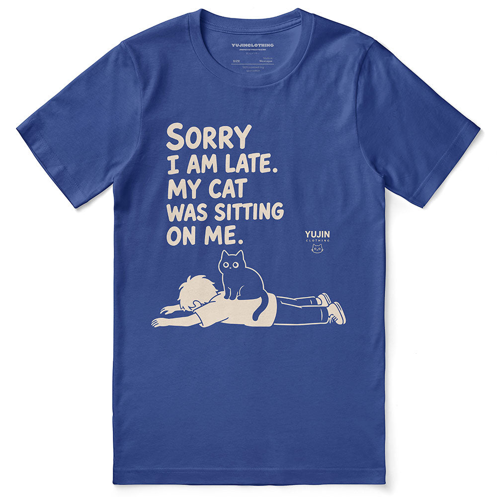 I'm Late Cat T-Shirt
