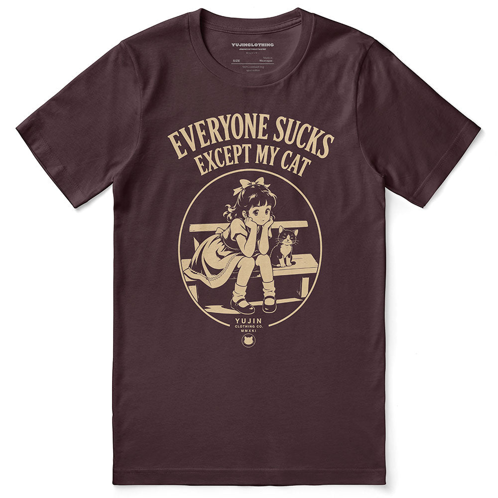 Everyone Sucks Cat T-Shirt