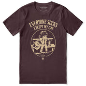 Everyone Sucks Cat T-Shirt