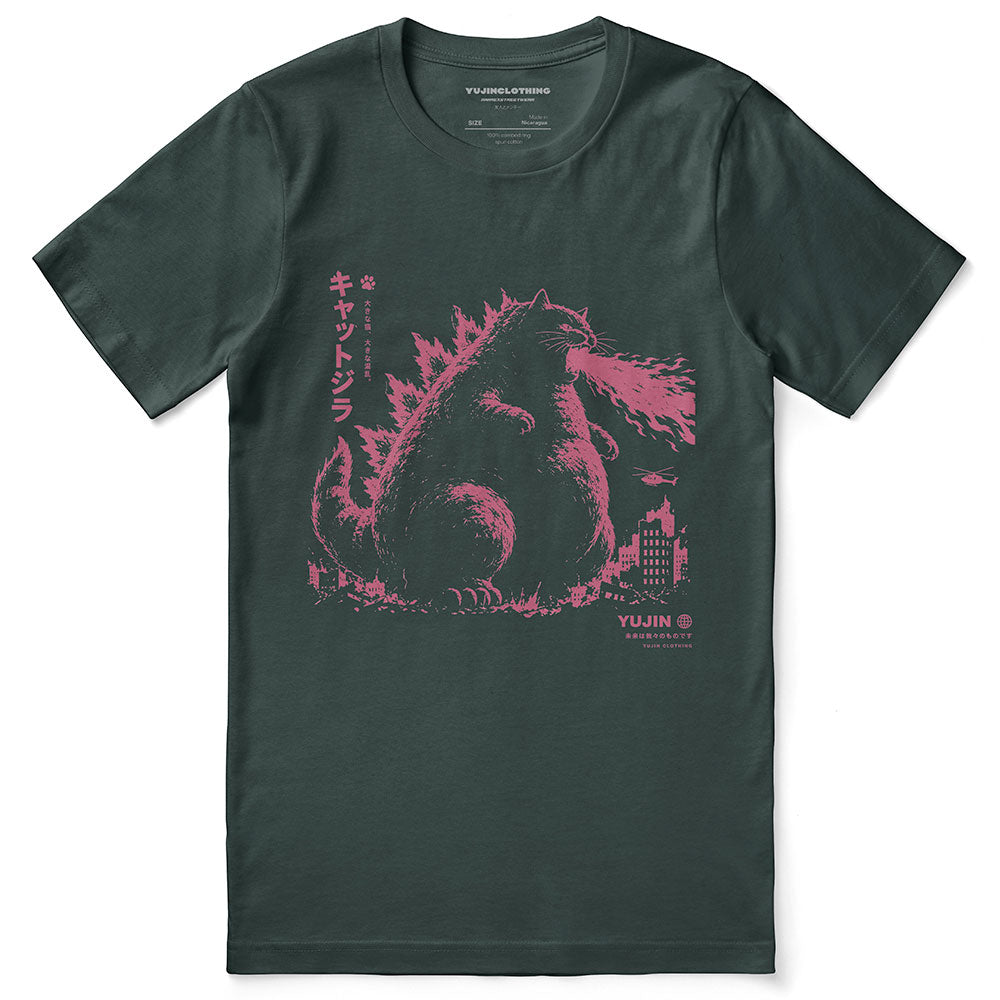 Chonky Catzilla Cat T-Shirt