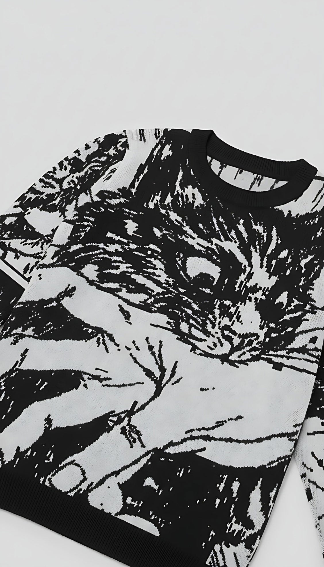 Sudden Attack Knitted Sweatshirt