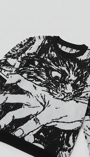 Sudden Attack Knitted Sweatshirt