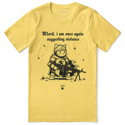 Suggesting Violence Cat T-Shirt