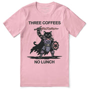 Three Coffees Cat T-Shirt