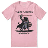 Three Coffees Cat T-Shirt