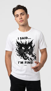 I'm Fine Cat T-Shirt