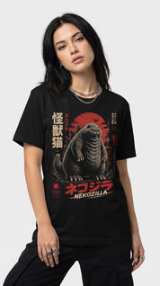 Nekozilla Cat T-Shirt