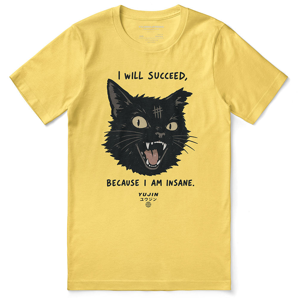 I Will Succeed Cat T-Shirt