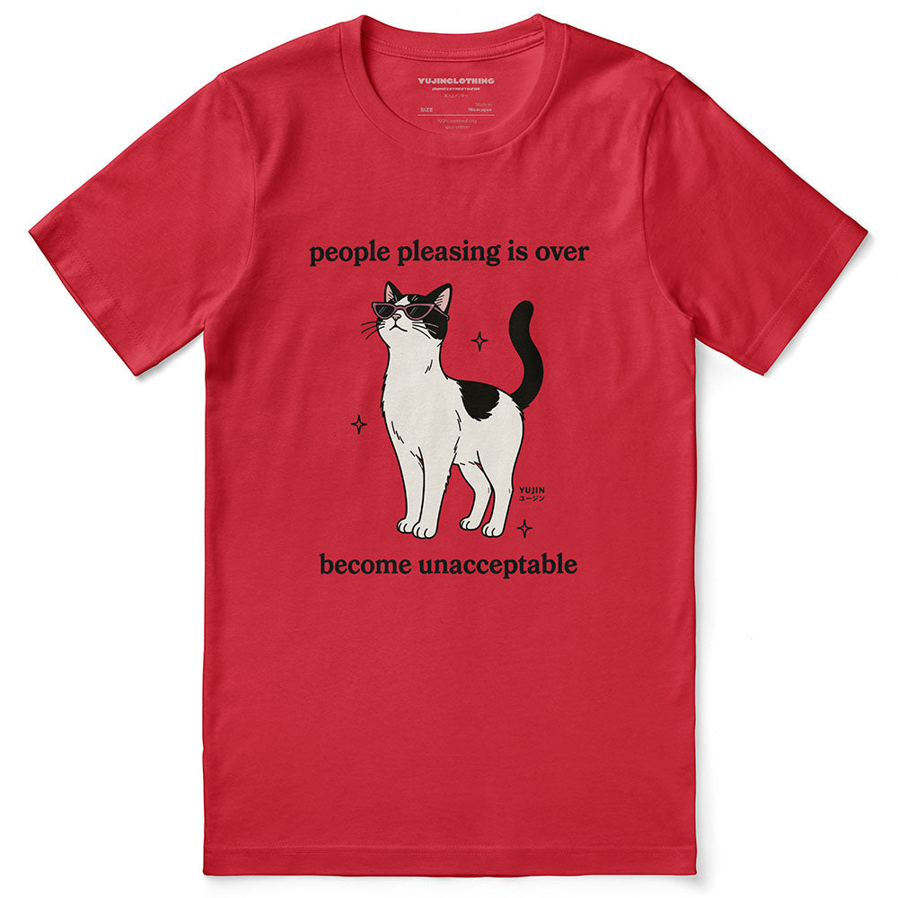 Stop Pleasing Cat T-Shirt