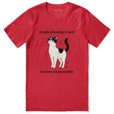 Stop Pleasing Cat T-Shirt