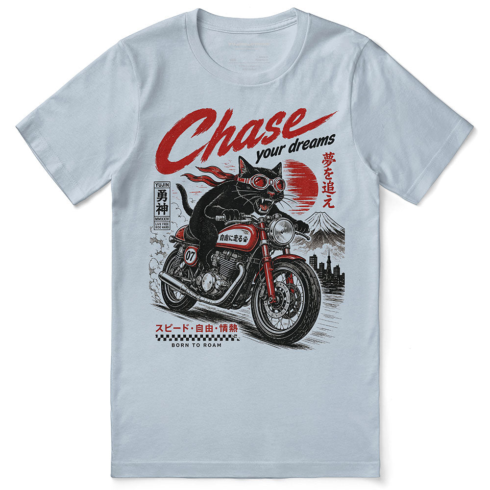 Chase Your Dreams Cat T-Shirt