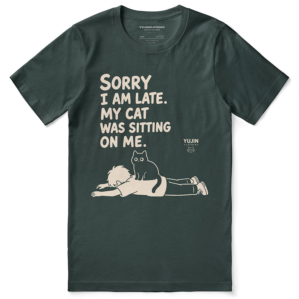 I'm Late Cat T-Shirt