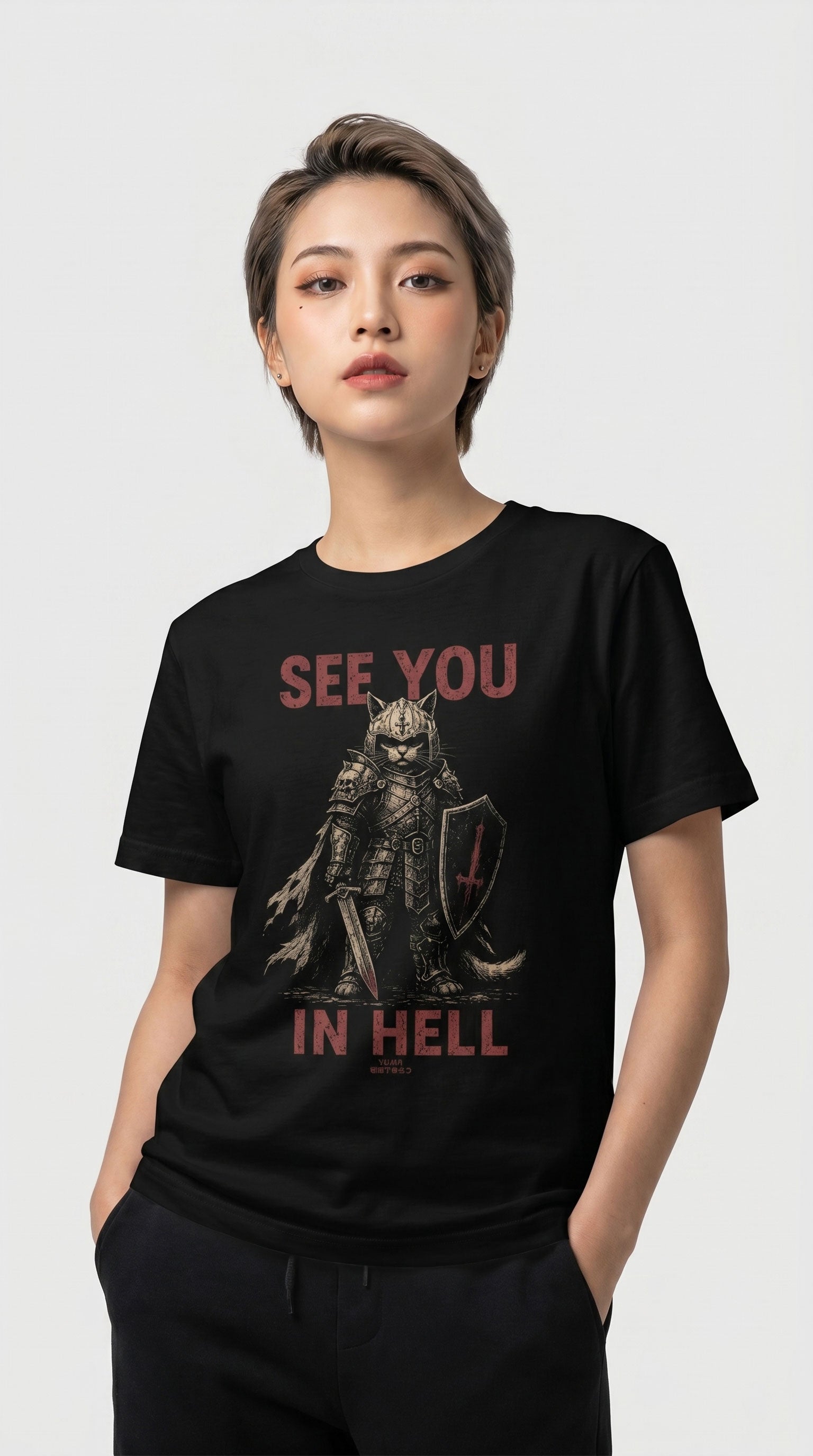 See You in Hell Cat T-Shirt