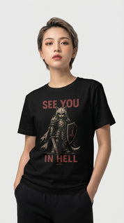 See You in Hell Cat T-Shirt