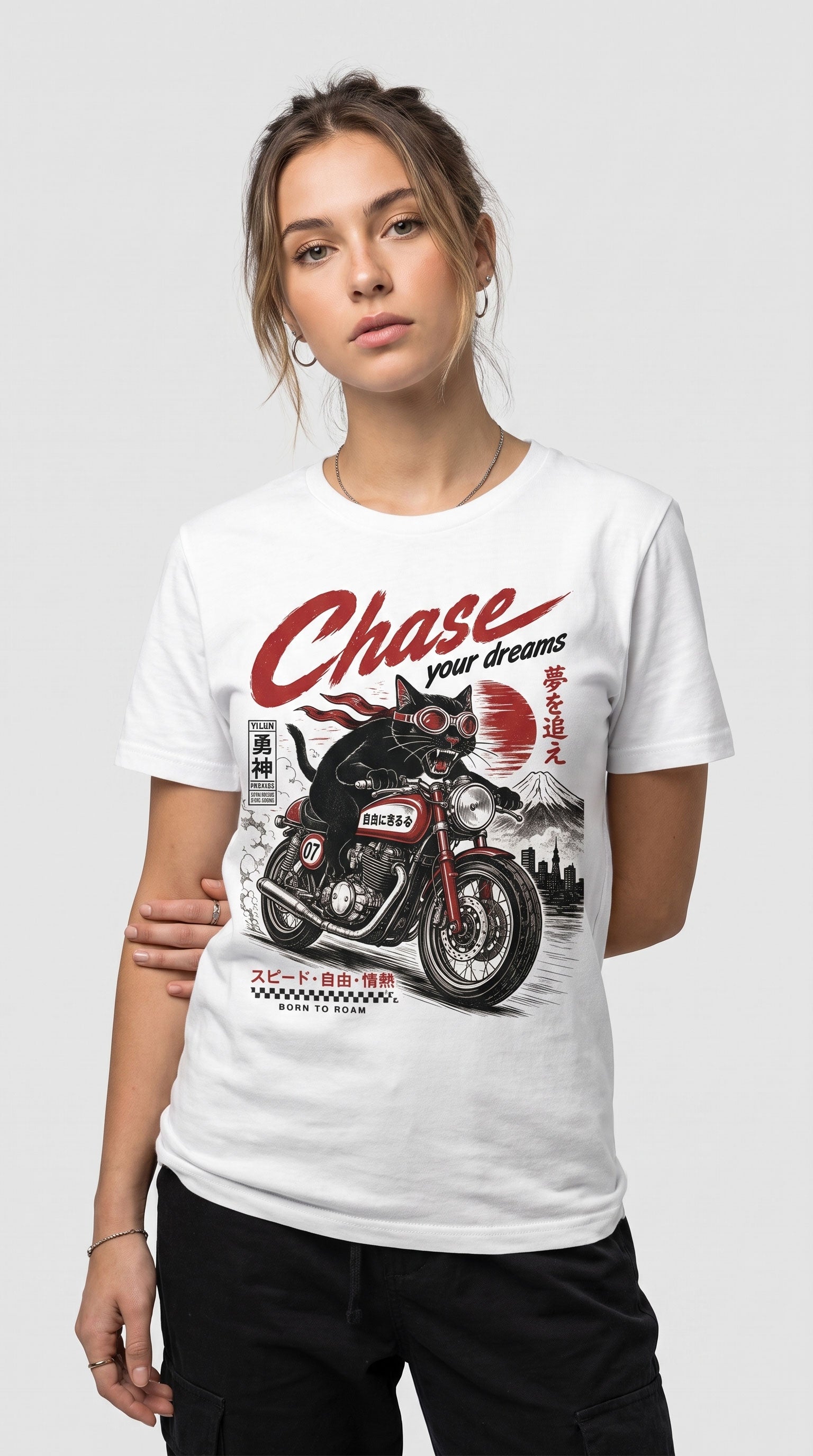 Chase Your Dreams Cat T-Shirt
