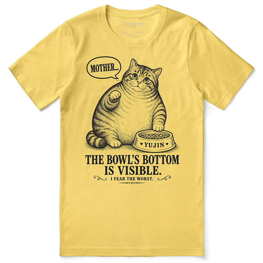 Bowl Bottom Cat T-Shirt