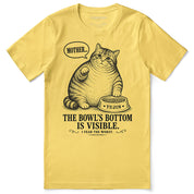 Bowl Bottom Cat T-Shirt