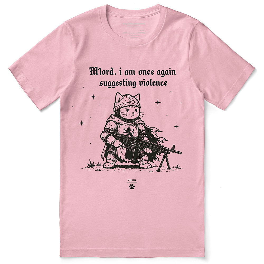 Suggesting Violence Cat T-Shirt