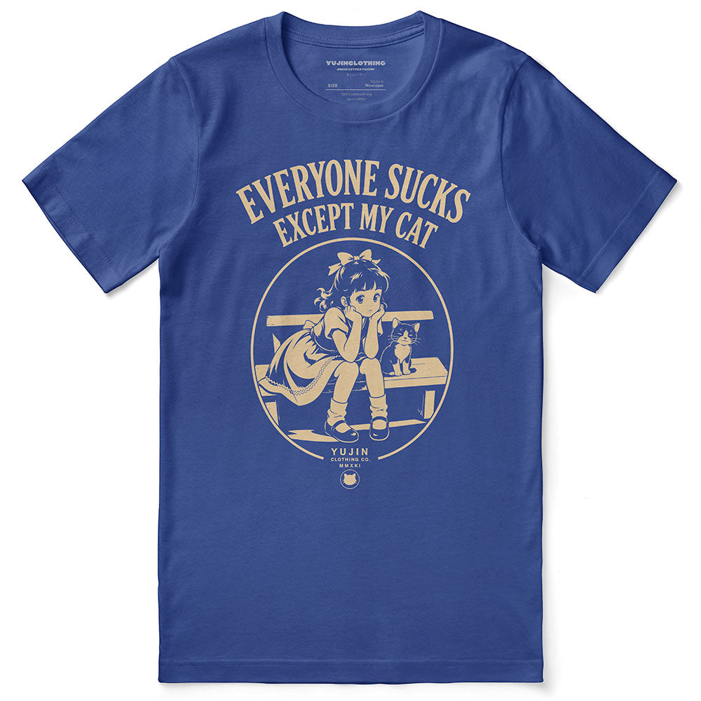 Everyone Sucks Cat T-Shirt