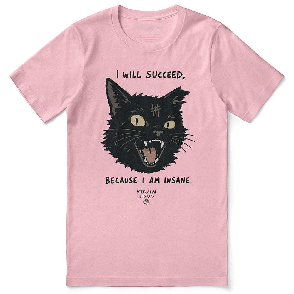 I Will Succeed Cat T-Shirt