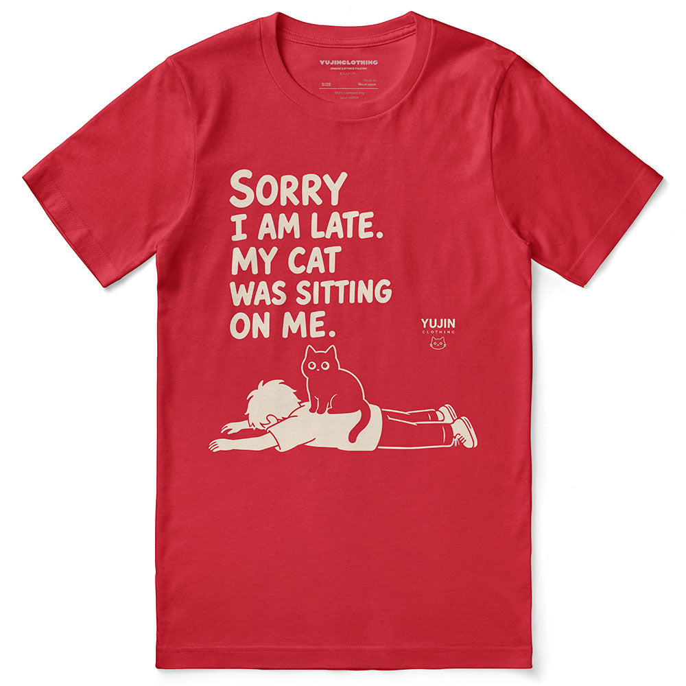 I'm Late Cat T-Shirt