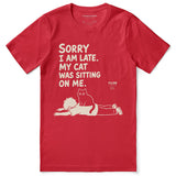 I'm Late Cat T-Shirt