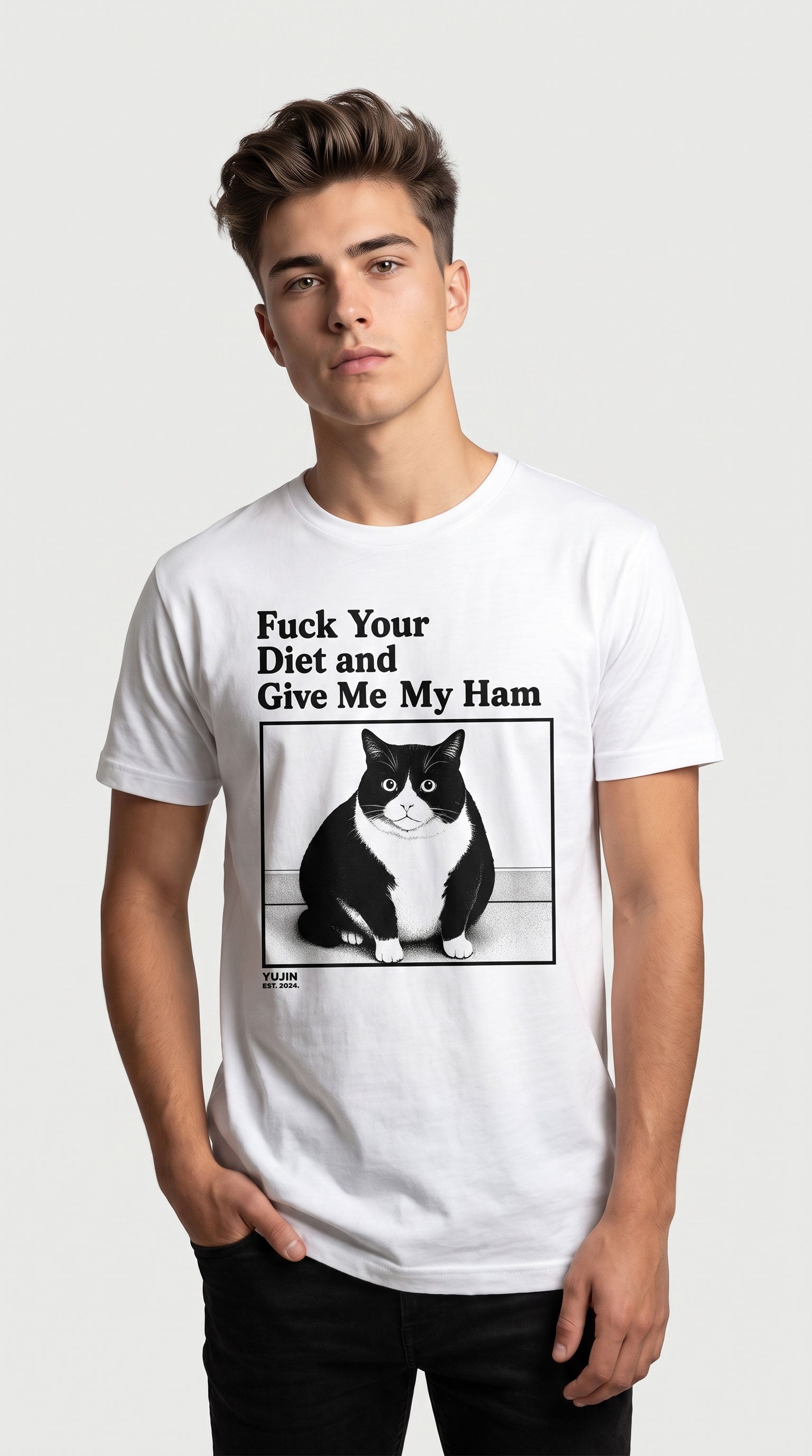 Give Me My Ham Cat T-Shirt