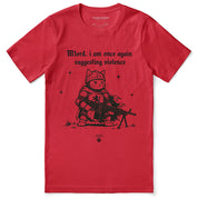 Suggesting Violence Cat T-Shirt