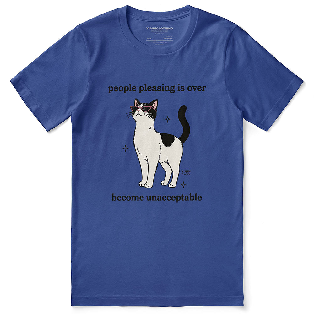 Stop Pleasing Cat T-Shirt