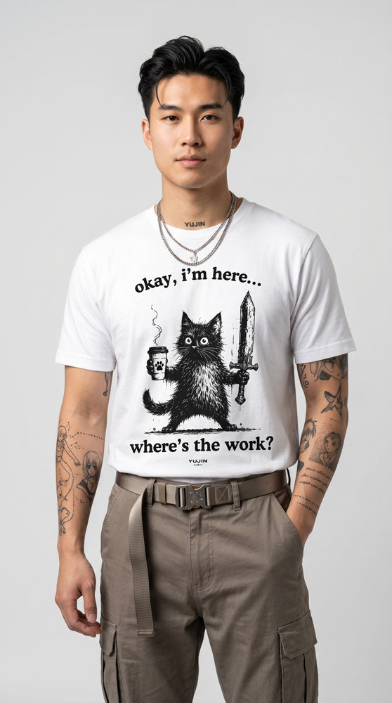 Ready For Work Cat T-Shirt