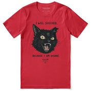 I Will Succeed Cat T-Shirt