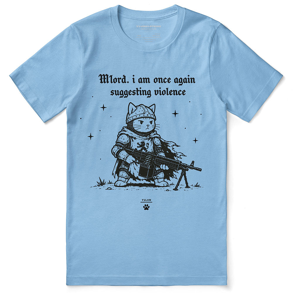 Suggesting Violence Cat T-Shirt