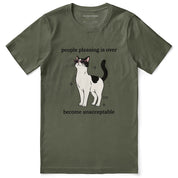 Stop Pleasing Cat T-Shirt