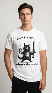 Ready For Work Cat T-Shirt