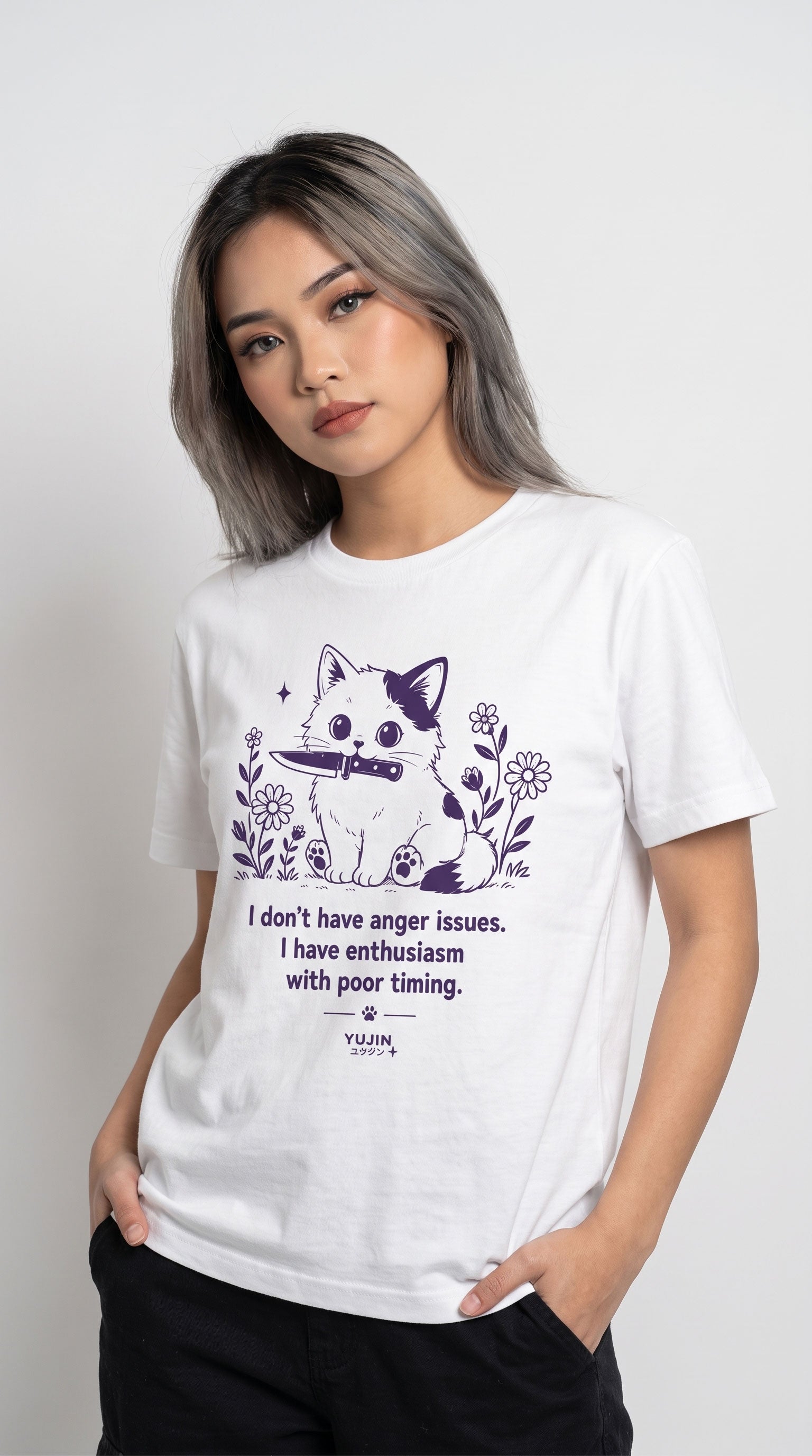 Anger Issues Cat T-Shirt