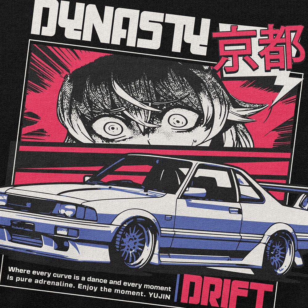 Dynasty Car Hoodie | Yūjin Japanese Anime Streetwear Clothing