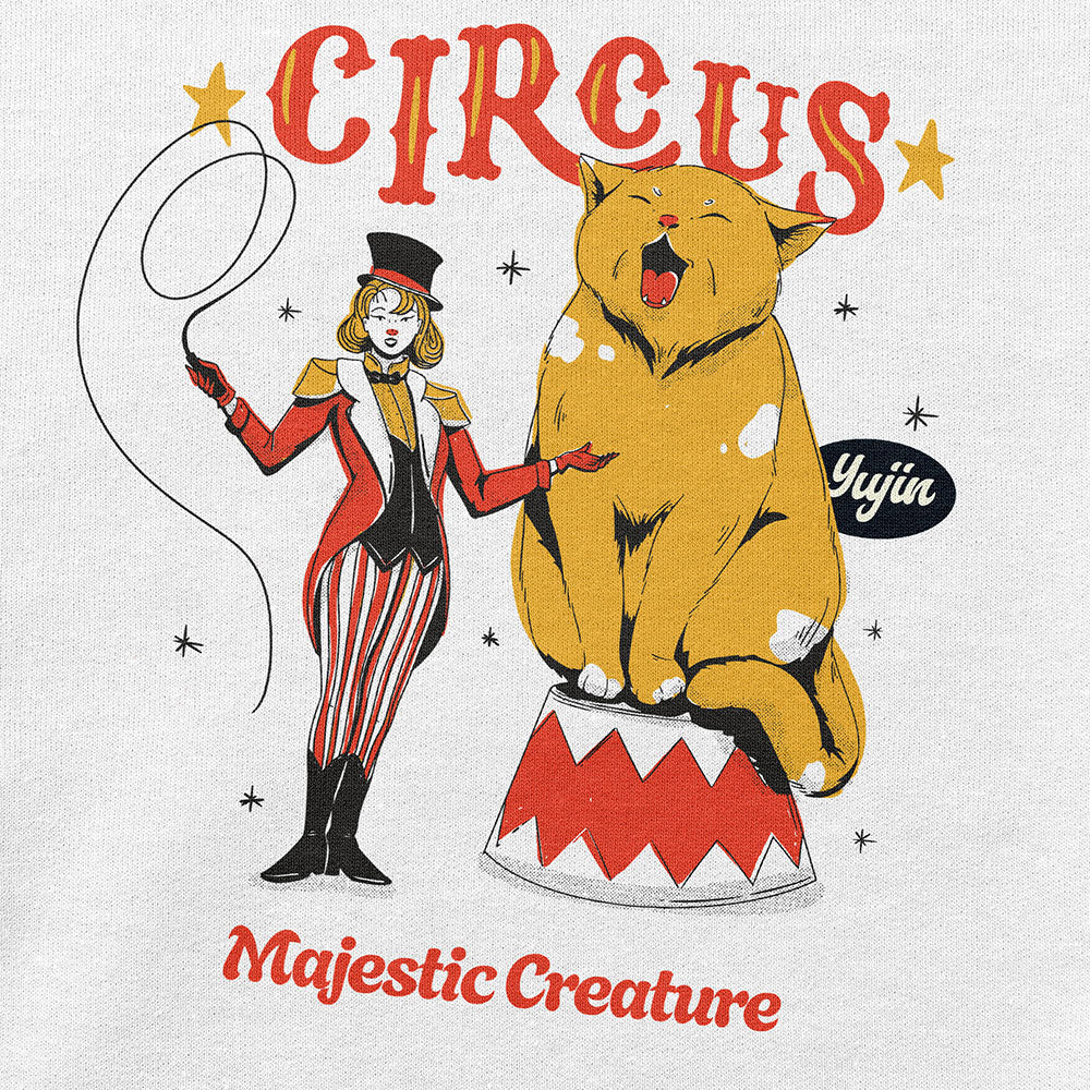 Circus Cat Sweatshirt | Yūjin Japanese Anime Streetwear Clothing