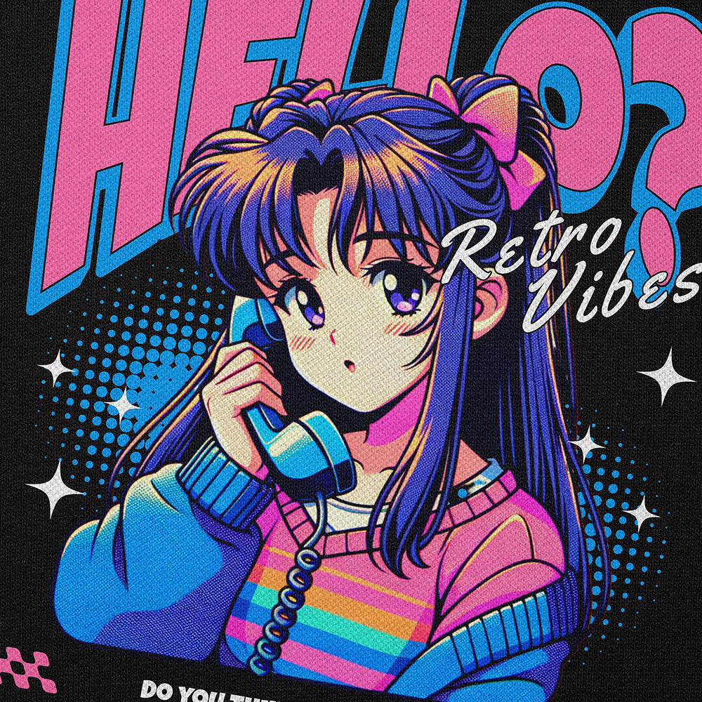 Hello? Hoodie | Yūjin Japanese Anime Streetwear Clothing