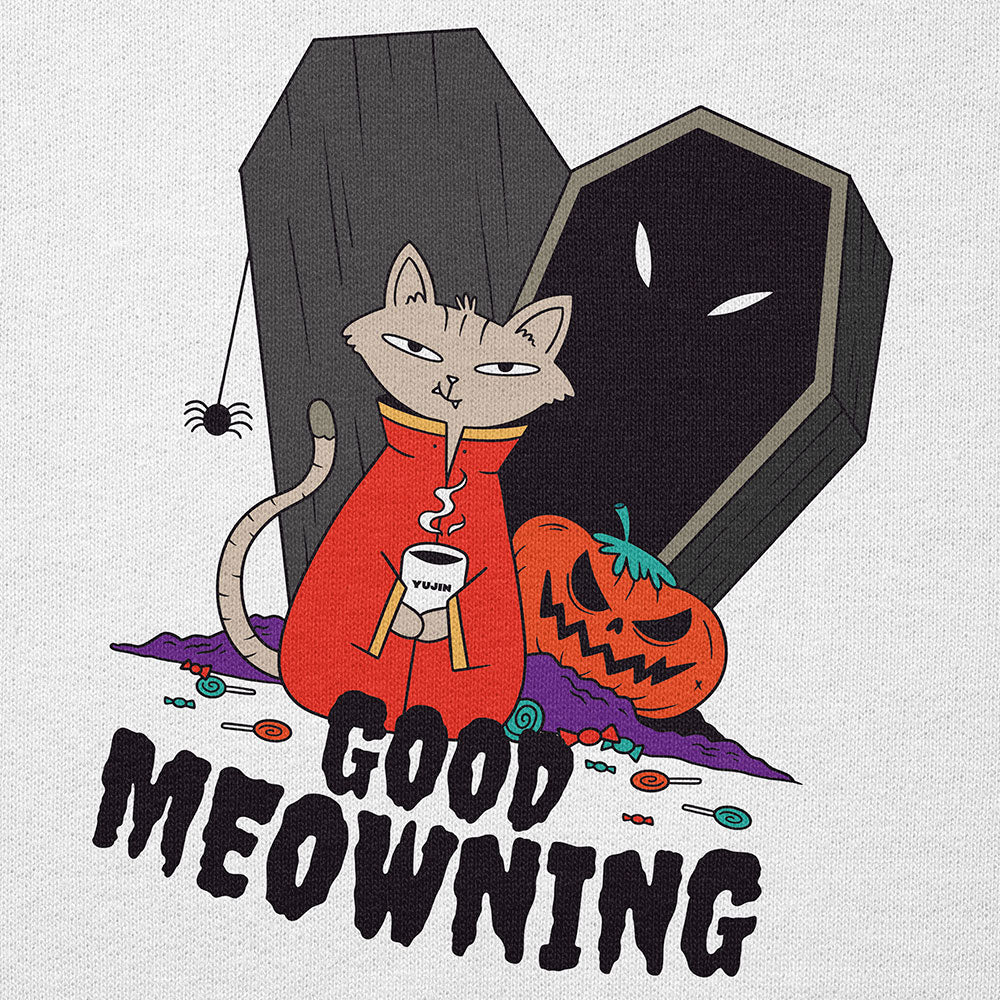 Good Meowing Hoodie | Yūjin Japanese Anime Streetwear Clothing