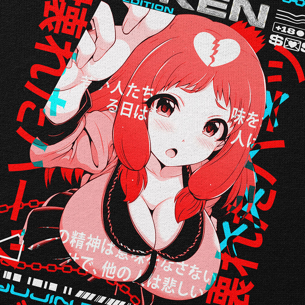 Heartbreak Hoodie | Yūjin Japanese Anime Streetwear Clothing