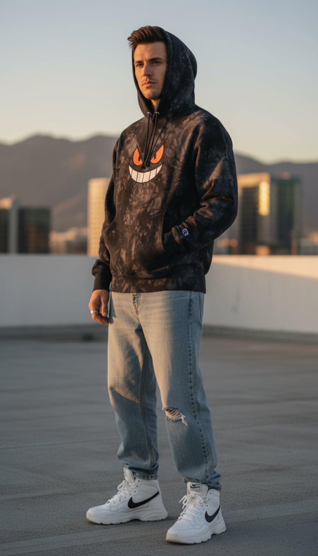 Demon Inside Tie-Dye Hoodie