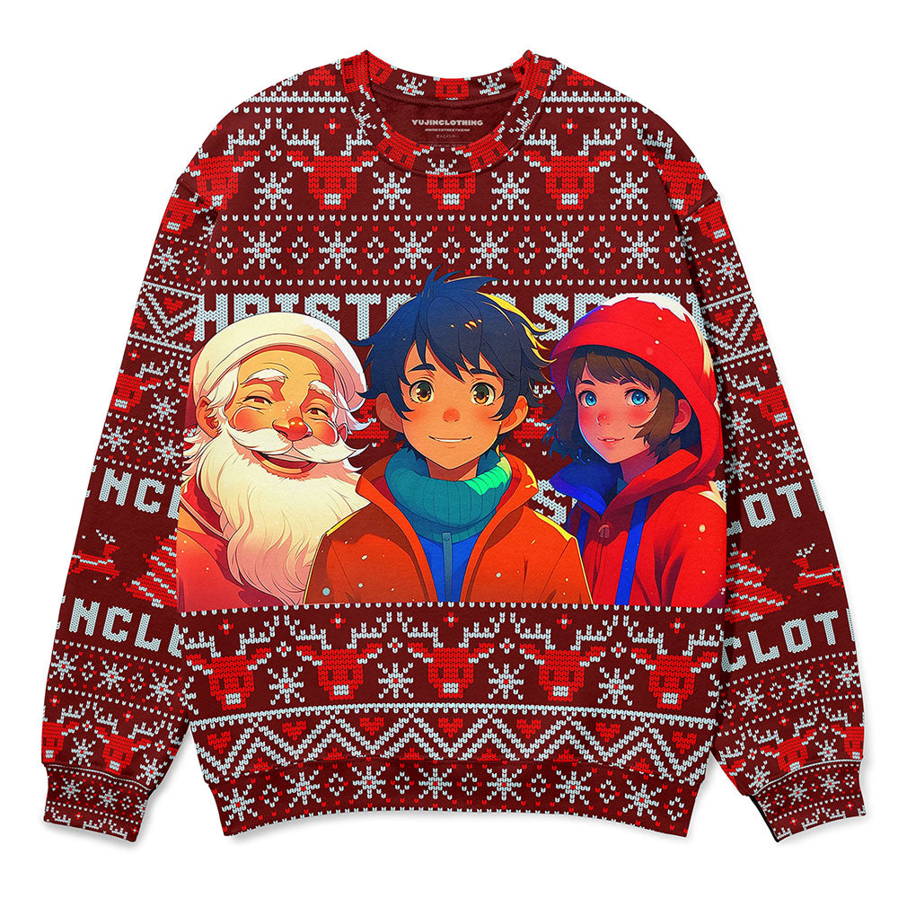 Christmas Spirit Ugly Sweatshirt | Yūjin Japanese Anime Streetwear Clothing