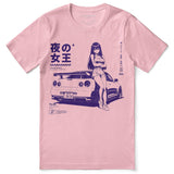 Midnight Queen Runners Car T-Shirt