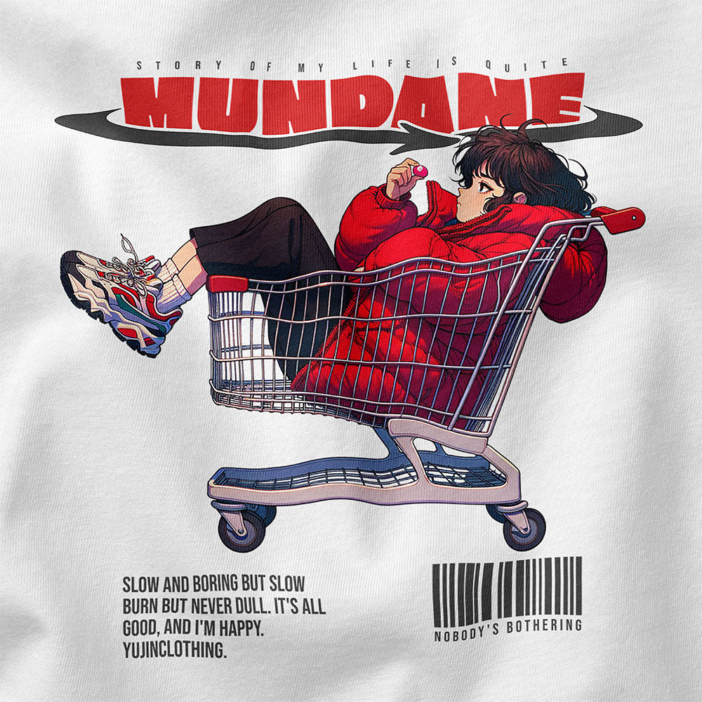 Mundane Anime T-Shirt | Yūjin Japanese Anime Streetwear Clothing