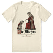 Sir Michus Cat T-Shirt flat lay in Natural