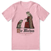 Sir Michus Cat T-Shirt flat lay in Pink