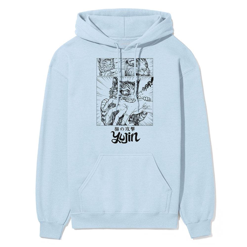 Sudden Attack Cat Hoodie | Yūjin Japanese Anime Streetwear Clothing