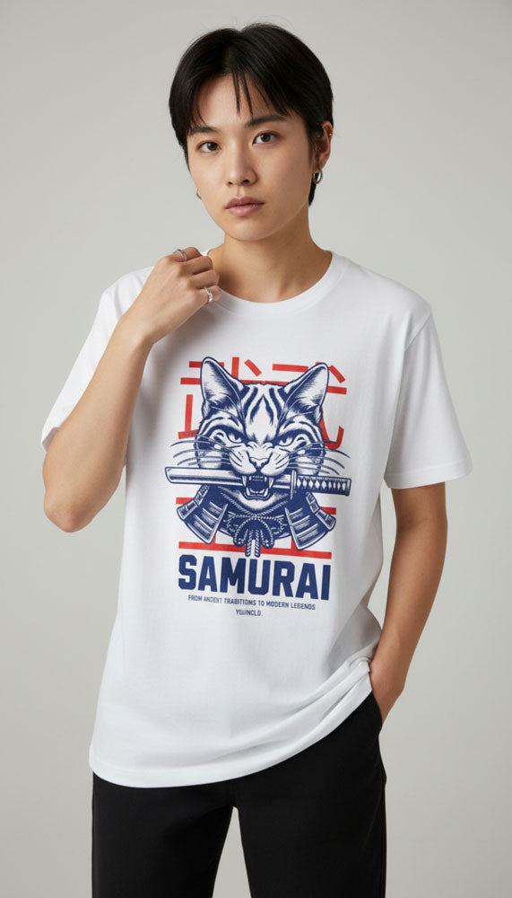 Samurai Cat T-Shirt